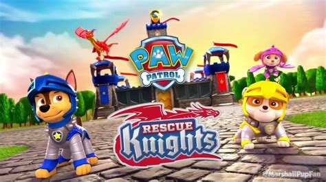 Paw Patrol Rescue Knights Quest For The Dragons Tooth Promo Youtube