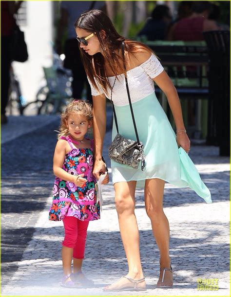 Mommy And Victorias Secret Model Adriana Lima With Her Oldest Daughter