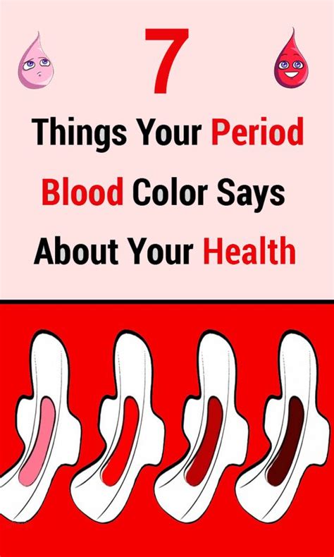 7 Things Your Period Blood Color Says About Your Health Medicine