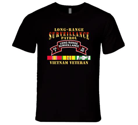 Army F Co 58th Infantry Ranger Scroll Lrrp W Vn Svc Premium T Shirt