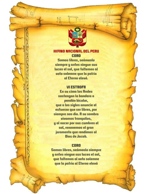 Himno Del Peru Pdf