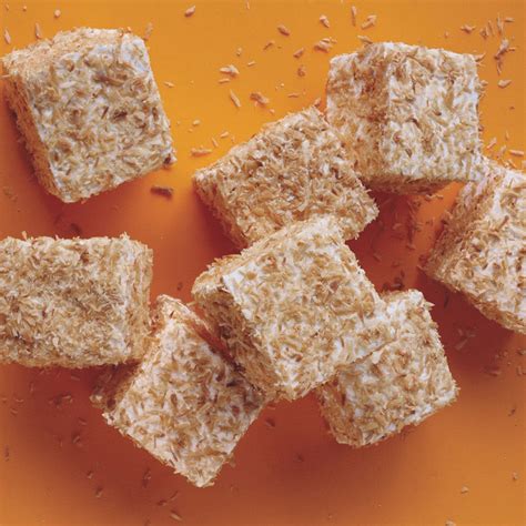 Toasted Coconut Marshmallow Squares Recipe Epicurious