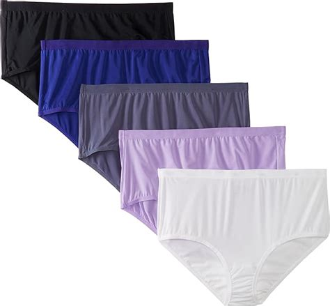 Fruit Of The Loom Women S Plus Size Fit For Me Pack Microfiber Brief