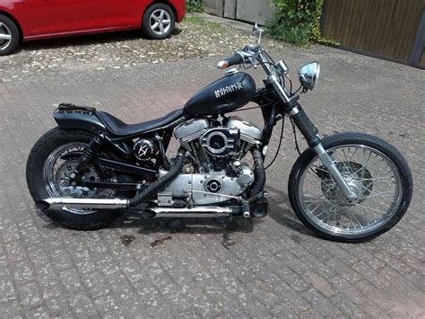 'sportier' member of the 1200 family. Generation Bobber: Harley Davidson Sportster Umbau von ...