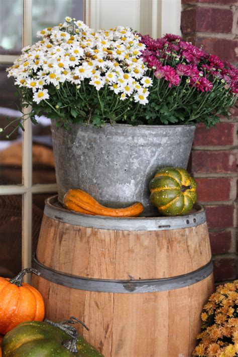 Fall Porch Decor With Plants And Pumpkins Unskinny Boppy