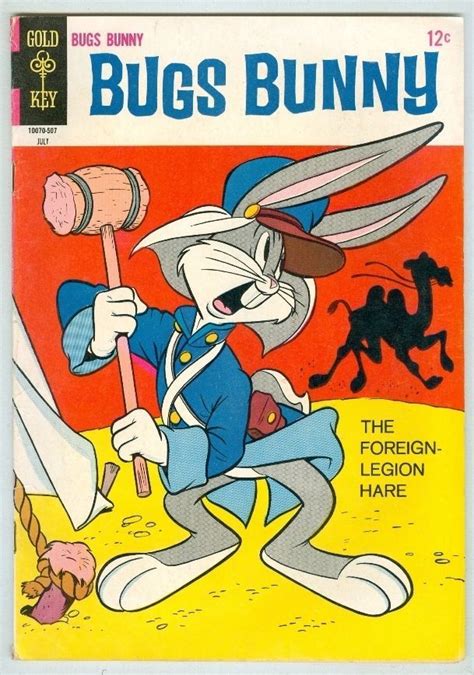 Bugs Bunny 100 July 1965 Vg Foreign Legion Cover And Story Old Comic Books Dell Comic