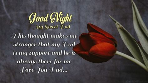 Good Night Wishes For Father And Good Night Messages For Dad