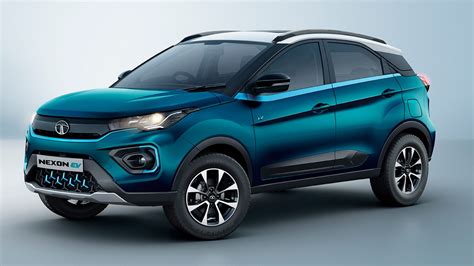 Deep concave grill and chrome highlights. Tata Launches Compact SUV Nexon EV In India Starting At Rs ...