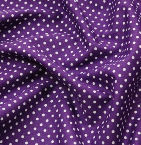 purple mini polka dot cotton fabric in 2020 fabric fabric roses polka dots