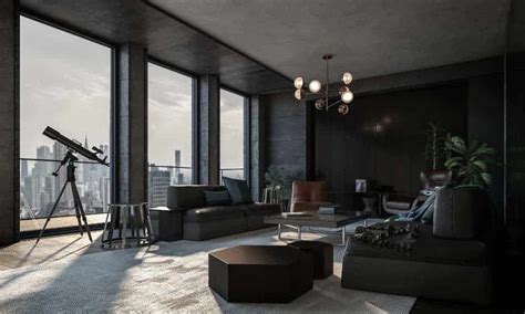 Black Living Room Furniture Ideas
