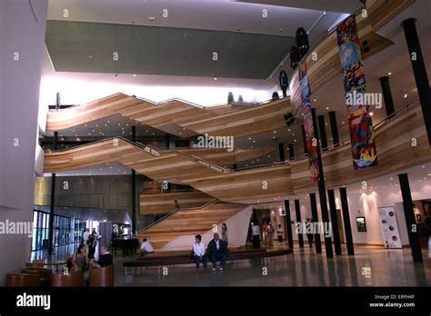 Wales Millennium Centre Interior View Of The Main Concourse Of The