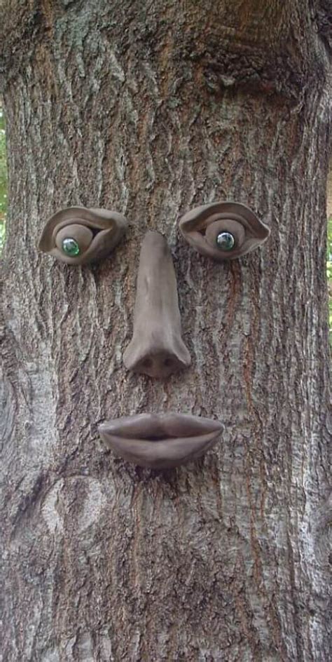 Whimsical Tree Faces Tree Peeple Garden Forest Faces