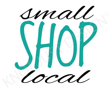 Shop Small Shop Local Signs 5 Sizes Included Digital Etsy