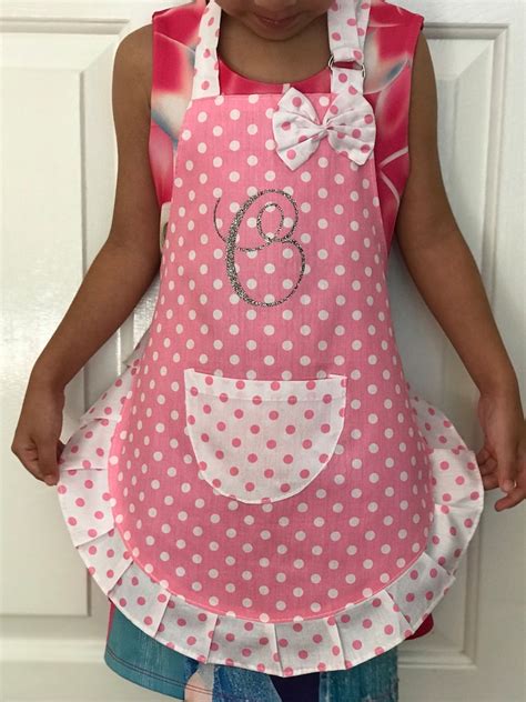 Personalized Kid Apron Child Apron Cooking Apron Craft Etsy