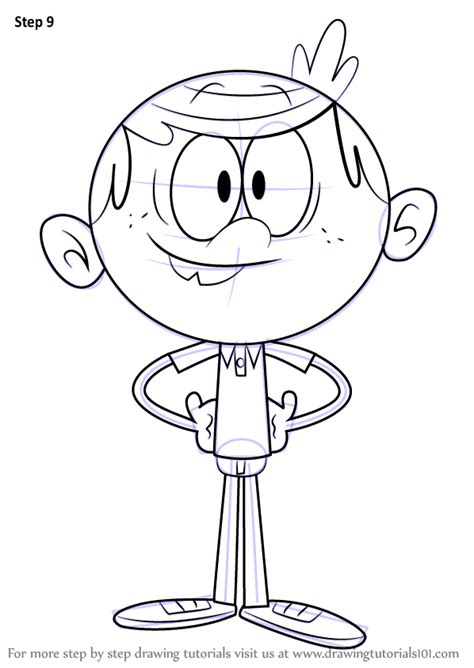Drawing of the loud house coloring pages and other the cartoon characters for coloring and print. Learn How to Draw Lincoln Loud from The Loud House (The ...