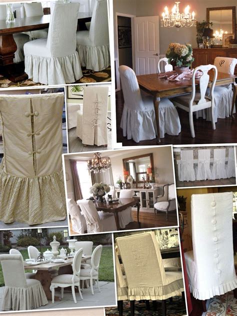 On the other hand, if the room is not comfortable enough, the owner will spend less time in there. Little French Farmhouse Style - SLIPCOVERS Dining Chairs ...