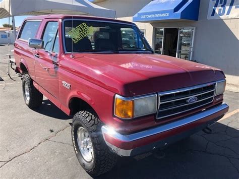 1991 Ford Bronco Classic Cars For Sale Classics On Autotrader