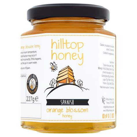Hilltop Honey Spanish Orange Blossom Honey 227g From Ocado