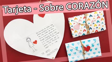 Tarjeta En Forma De Corazón Para San Valentín Manualidades Play