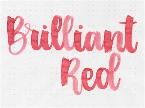 Ink Review #1109: Diamine Brilliant Red — Mountain of Ink