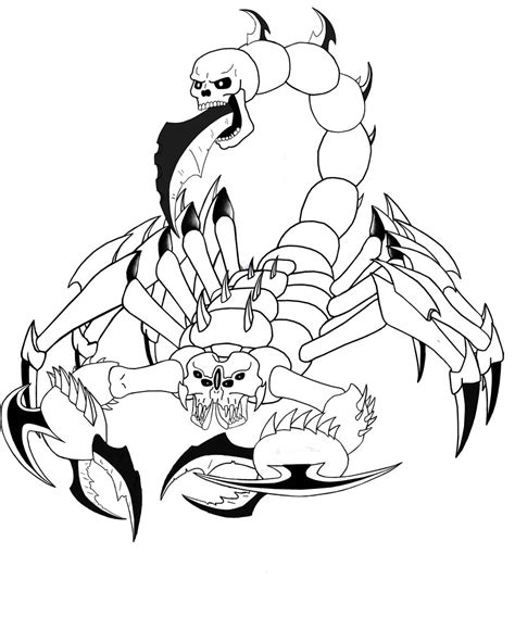 #rocks #drawingtutorial #easydrawing see the full tutorial. Draw Scorpion - ClipArt Best