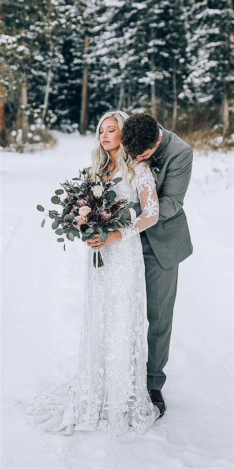 24 Winter Wedding Dresses And Outfits Winter Bride