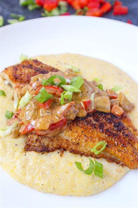 The mild and flaky texture of the fish lets it take on whatever spices you throw at it — and in this case. Blackened Catfish and Smoked Gouda Grits - Pink Owl ...