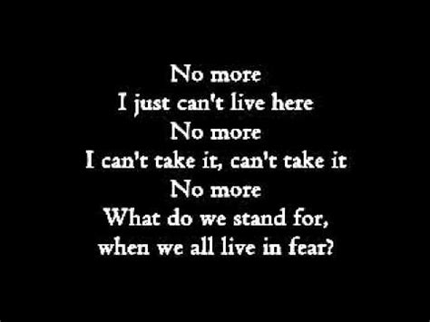 Sonaone} who woulda thought i'd be the opposite of unknown? Three Days Grace - No More (lyrics) - YouTube