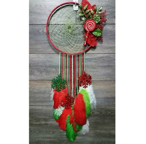 9 Inch Christmas Theme Dream Catcher Christmas Sewing Projects Holiday