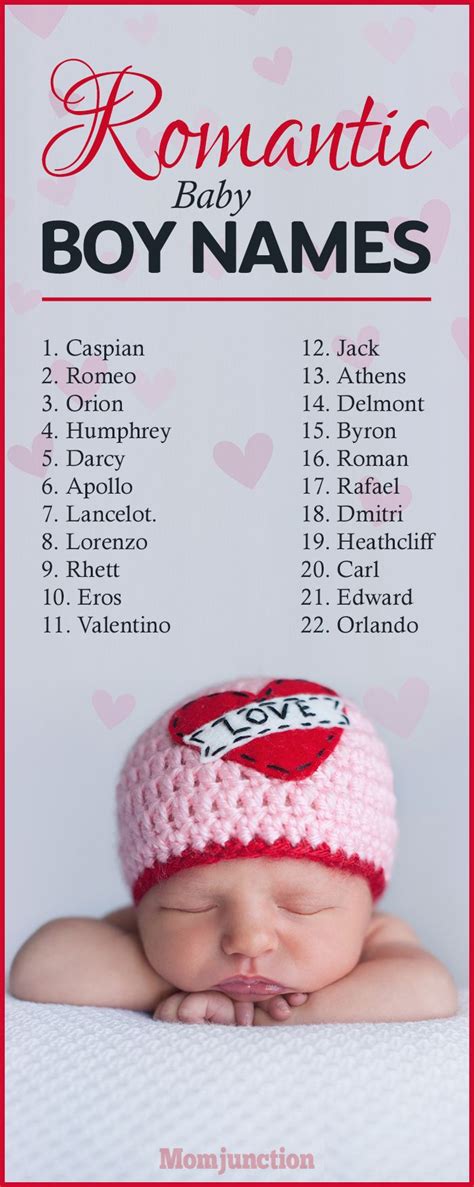 22 Most Romantic Boy Names For Your Baby New Baby Names Baby Boy