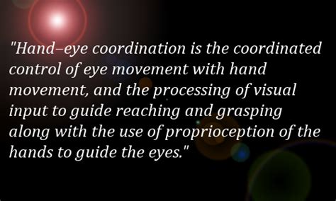 Many athletes can improve their hand eye coordination through sports specific training either individually or in a team setting. Improve Hand-Eye Coordination By Juggling