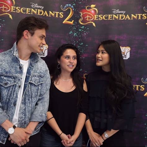 The Descendants 2 Cast Dishes All Thomas Doherty Dianne Doan And