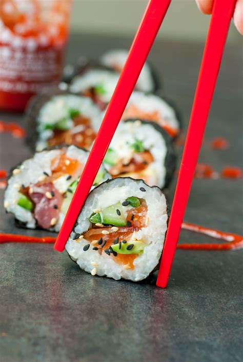 Making homemade bacon is a lot easier than it sounds. Homemade Bacon Avocado Sushi Rolls - Peas and Crayons
