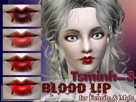 The Sims Resource Blood Lip
