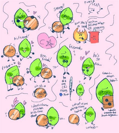 Bfb Leafy × Coiny Leafy Coiny Animated Drawings Ship
