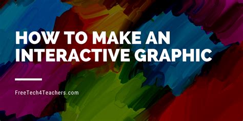 Free Technology For Teachers How To Make An Interactive Graphic With Canva