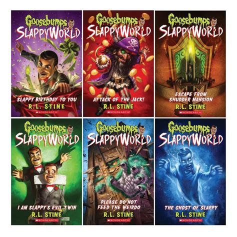 Goosebumps Slappyworld Series By Rl Stine Paperback Collection Set Of