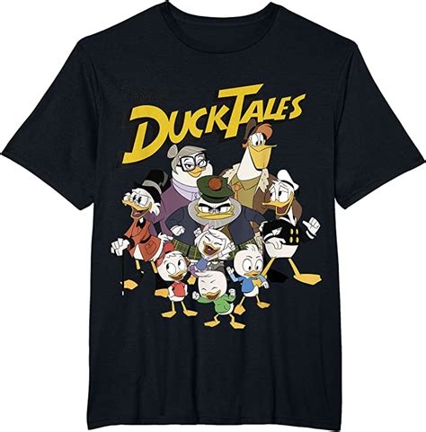 Buy Disney Ducktales Group Shot Logo T Shirts Teesdesign