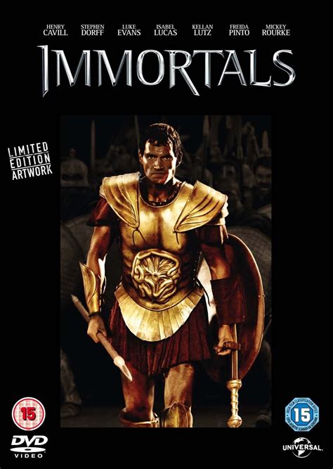 Immortals Limited Edition Artwork Dvd 2011 Uk Henry