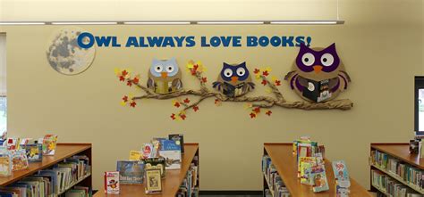 October November 2019 Owl Always Love Books Library Wall Owl Wall