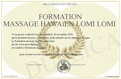 Formation Massage Hawaien Lomi Lomi