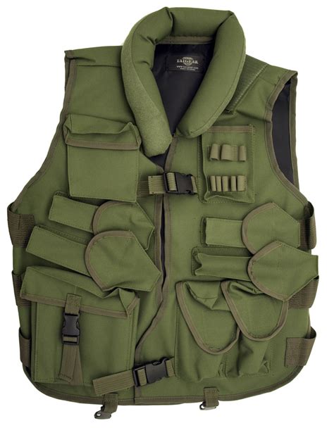 Tactical Vest With Soft Collar Od Green