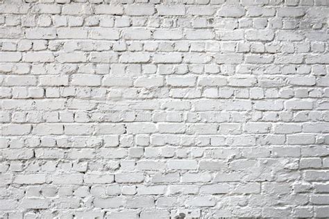 Whitewashed Brick City Wall For Background Stock Photo Image 61439060