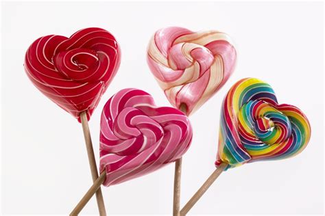 Suckers Lovecore Aesthetic Heart Shaped Lollipops Heart Shapes