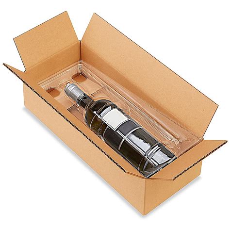 Plastic Wine Shippers 1 Bottle Pack S 20638 Uline