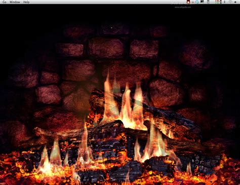 50 Free Animated Fireplace Desktop Wallpaper Wallpapersafari