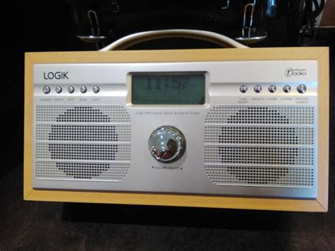Logik L55dab15 Portable Dabfm Clock Radio Silverwood For Sale