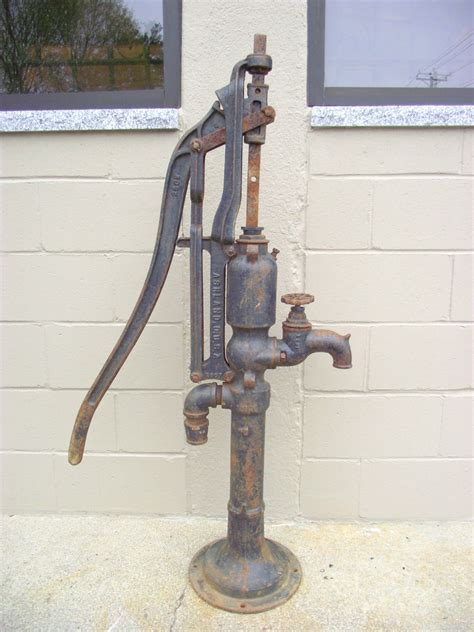 Antique Tall Cast Iron Industrial Well Pump F E Myers Etsy