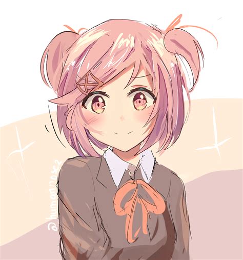 I Drew Natsuki Humannose2 Doki Doki Literature Club Know Your Meme