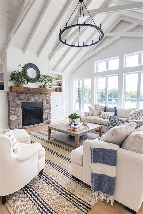 Unique Lake House Decorating Ideas 12 Farm House Living Room Modern